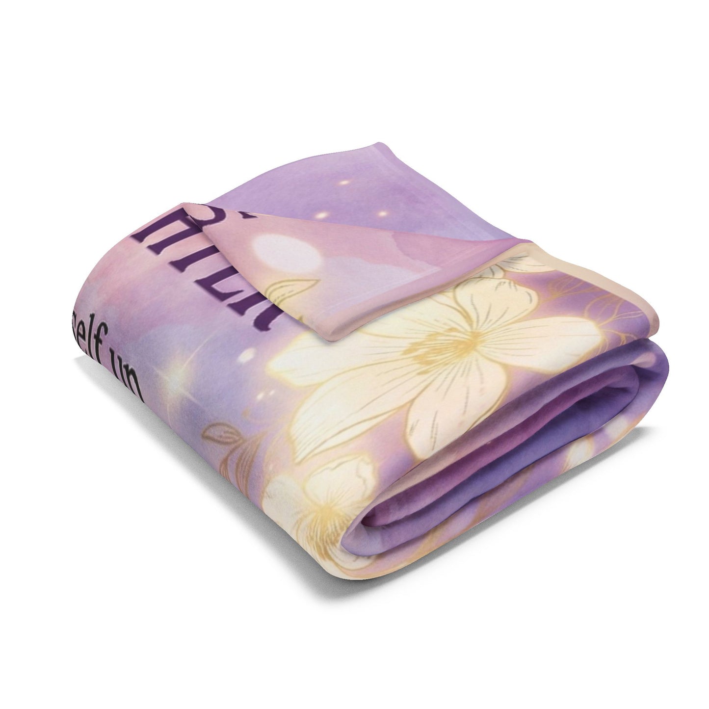 To My Daughter Fleece Blanket — Inspirational "I'm Proud of You" Keepsake