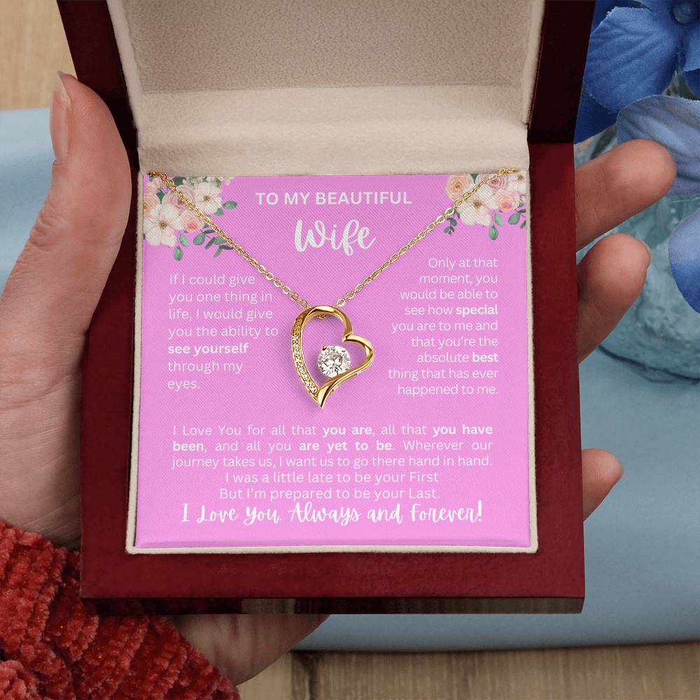 To My Wife | See Through My Eyes – Forever Love Necklace