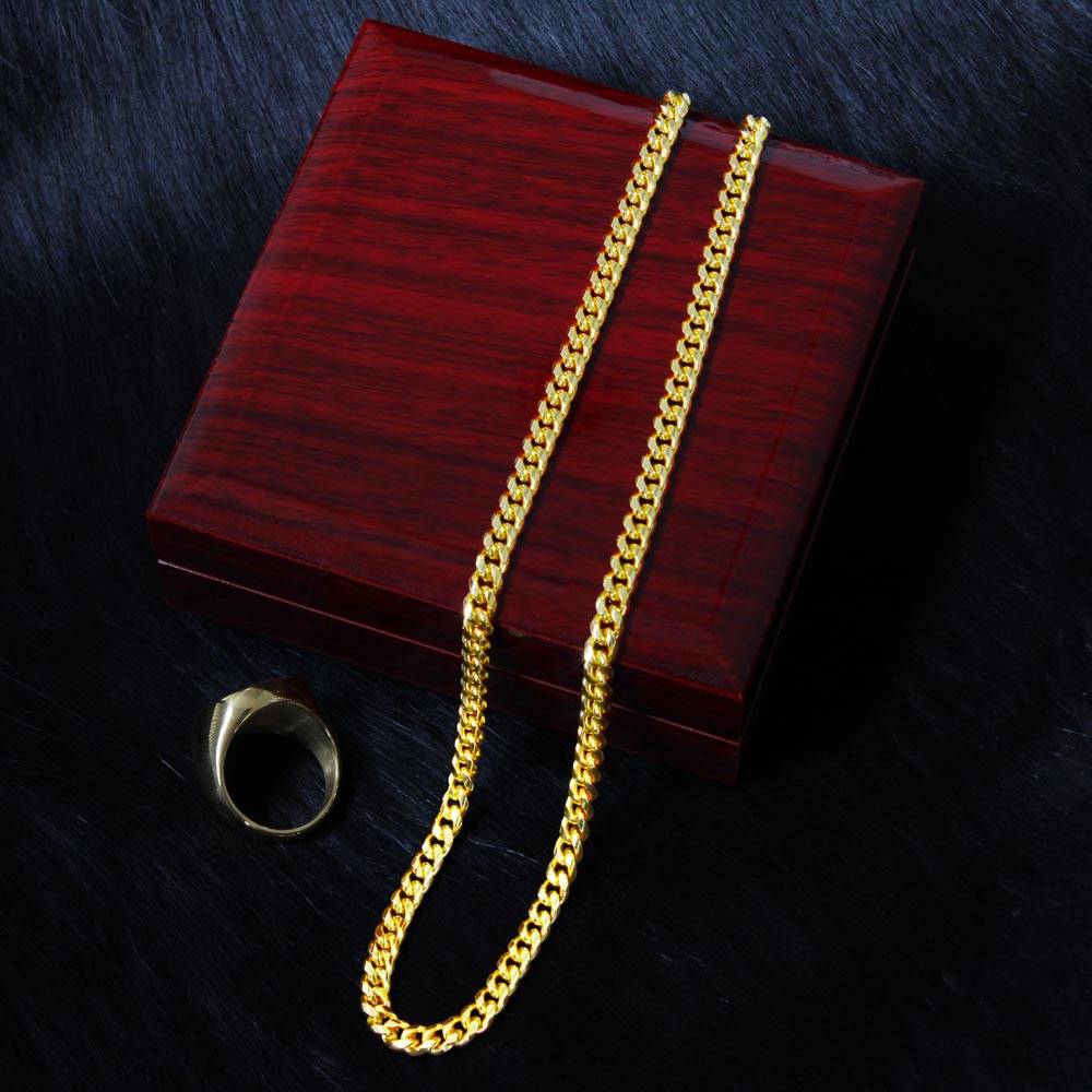 To My Daddy | Cuban Link Necklace