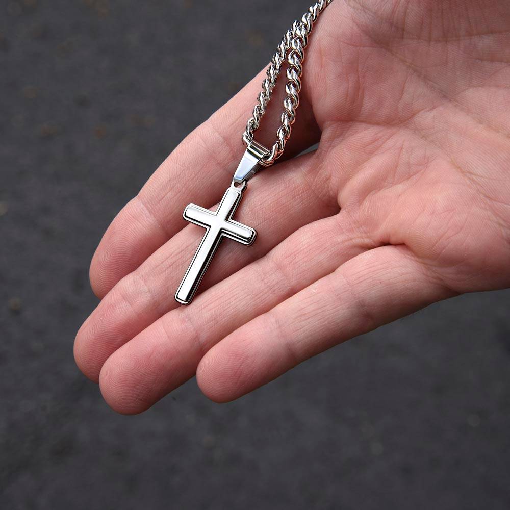 To My Dad | Cross on Cuban Link