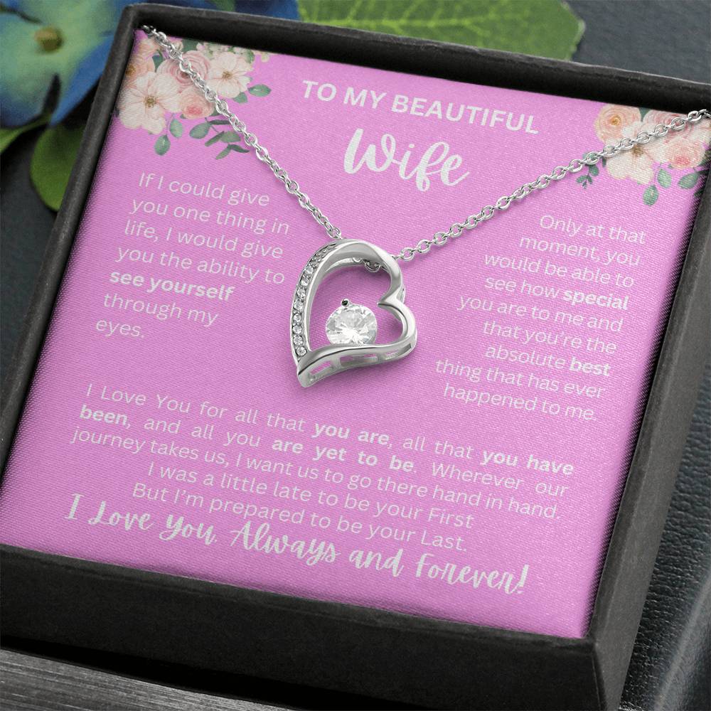 To My Wife | See Through My Eyes – Forever Love Necklace