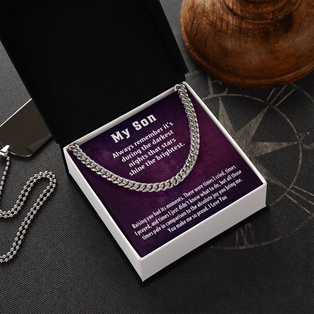 My Son | You make me so proud - Cuban Link Chain