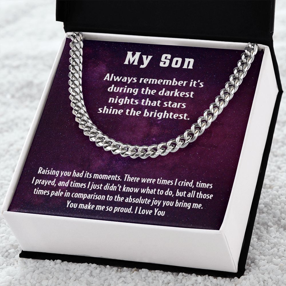 My Son | You make me so proud - Cuban Link Chain