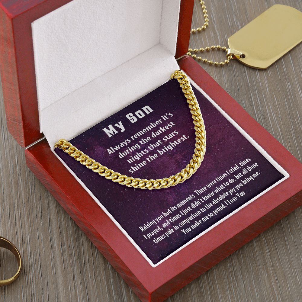 My Son | You make me so proud - Cuban Link Chain
