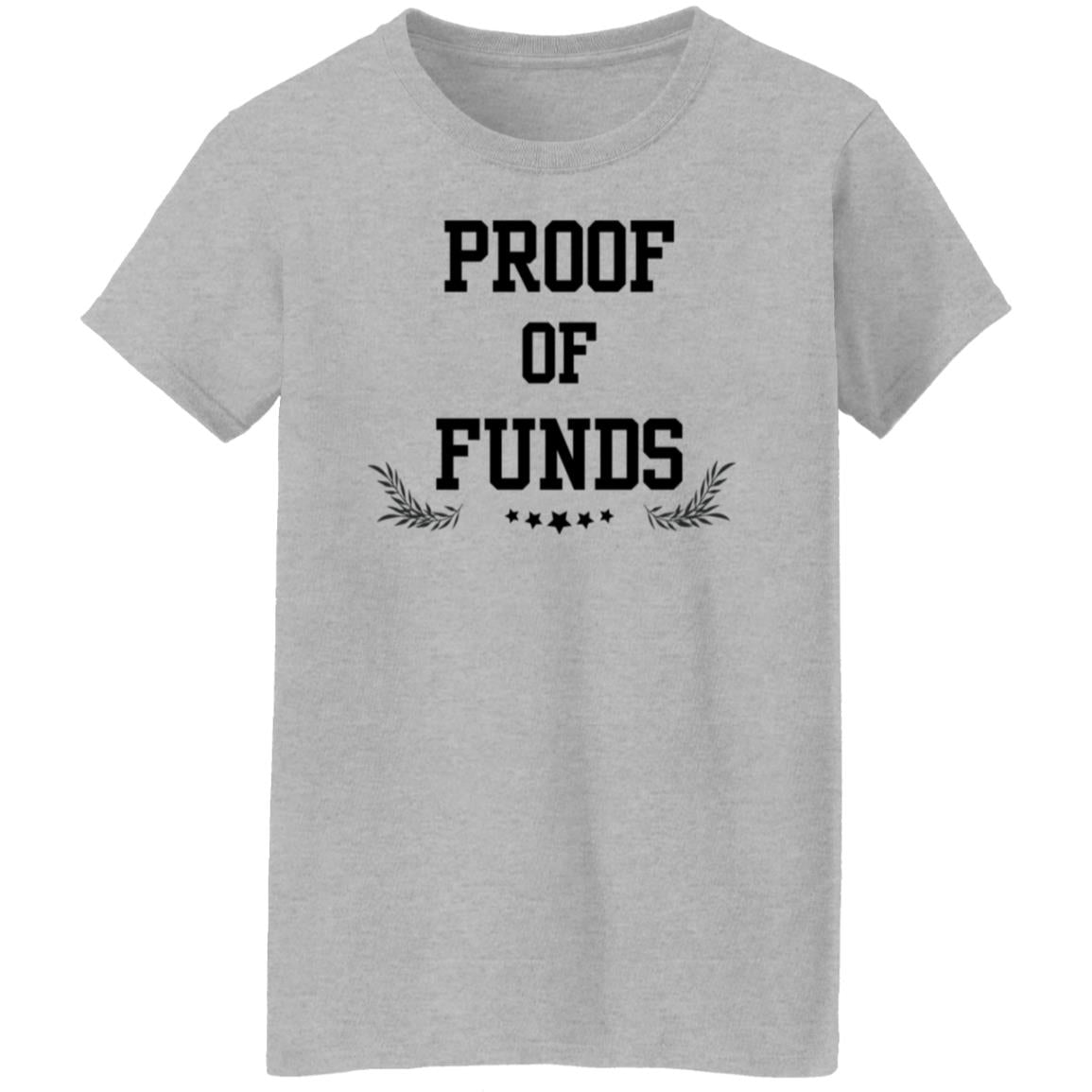 Proof of Funds - Black Letters