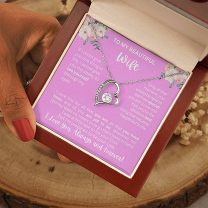 To My Wife | See Through My Eyes – Forever Love Necklace