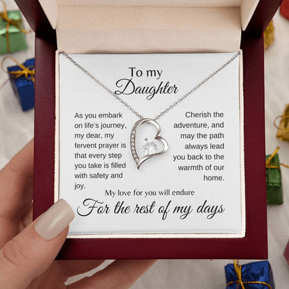 My Daughter | Cherish the adventure - Forever Love Necklace