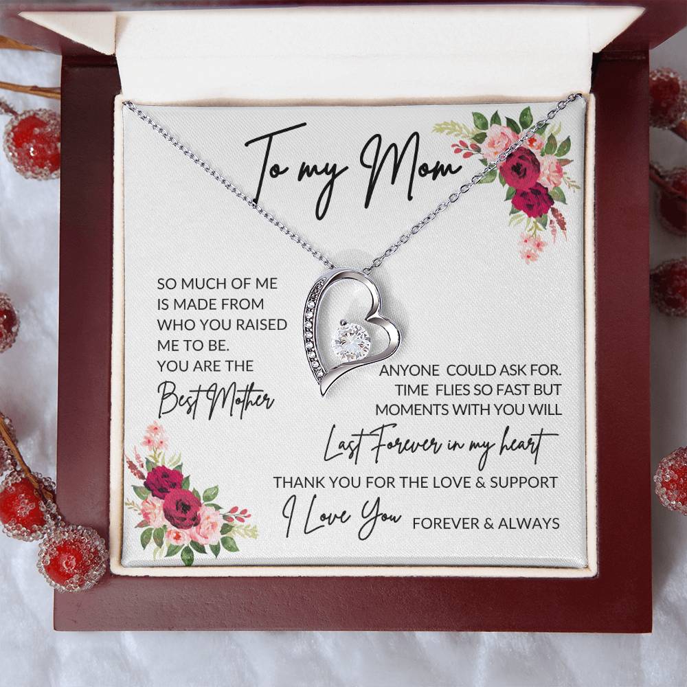 To My Mom | Best Mother - Forever Love Necklace