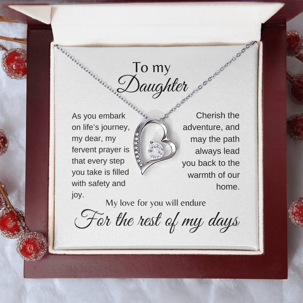 My Daughter | Cherish the adventure - Forever Love Necklace