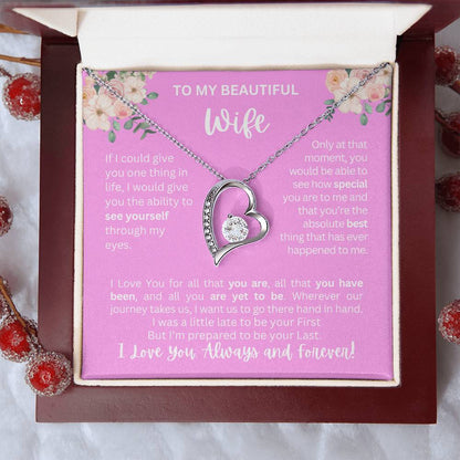 To My Wife | See Through My Eyes – Forever Love Necklace
