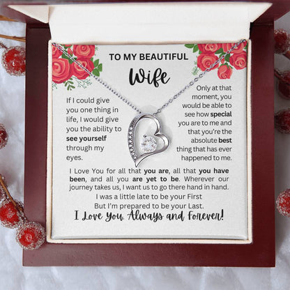 To My Wife | See Through My Eyes – Forever Love Necklace