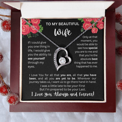 To My Wife | See Through My Eyes – Forever Love Necklace