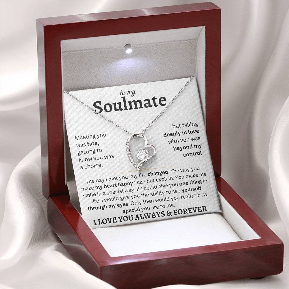 Soulmate | Meeting You | Forever Love Necklace