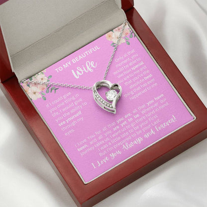 To My Wife | See Through My Eyes – Forever Love Necklace