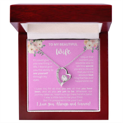 To My Wife | See Through My Eyes – Forever Love Necklace