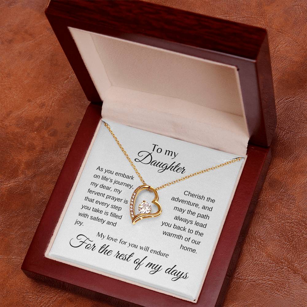 My Daughter | Cherish the adventure - Forever Love Necklace