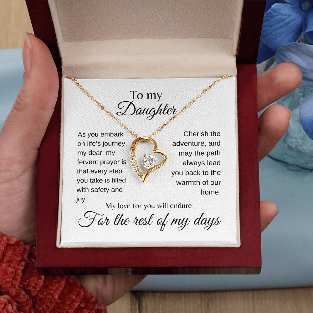 My Daughter | Cherish the adventure - Forever Love Necklace