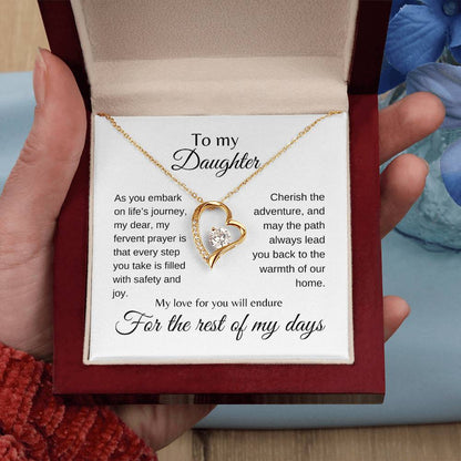 My Daughter | Cherish the adventure - Forever Love Necklace