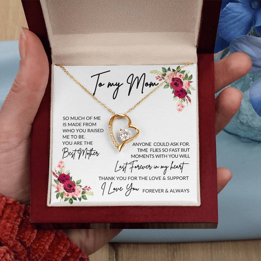 To My Mom | Best Mother - Forever Love Necklace