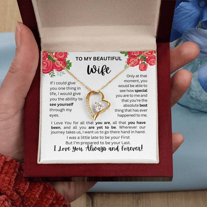 To My Wife | See Through My Eyes – Forever Love Necklace