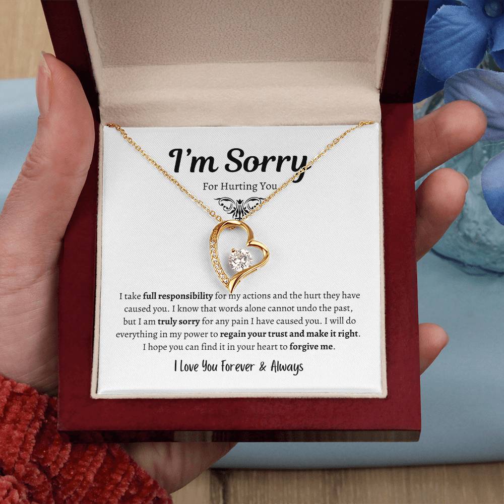 I'm Sorry For Hurting You - Forever Love Necklace