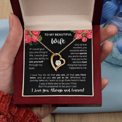 To My Wife | See Through My Eyes – Forever Love Necklace
