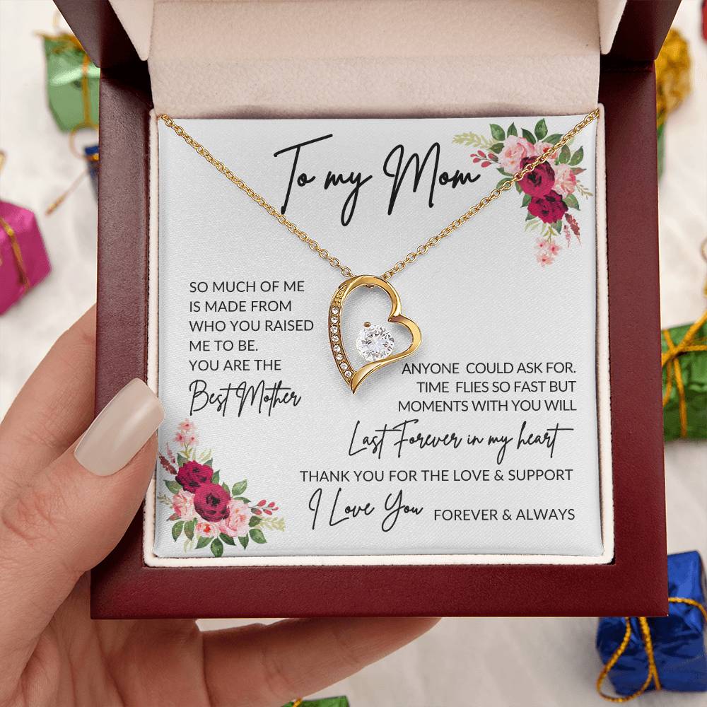 To My Mom | Best Mother - Forever Love Necklace