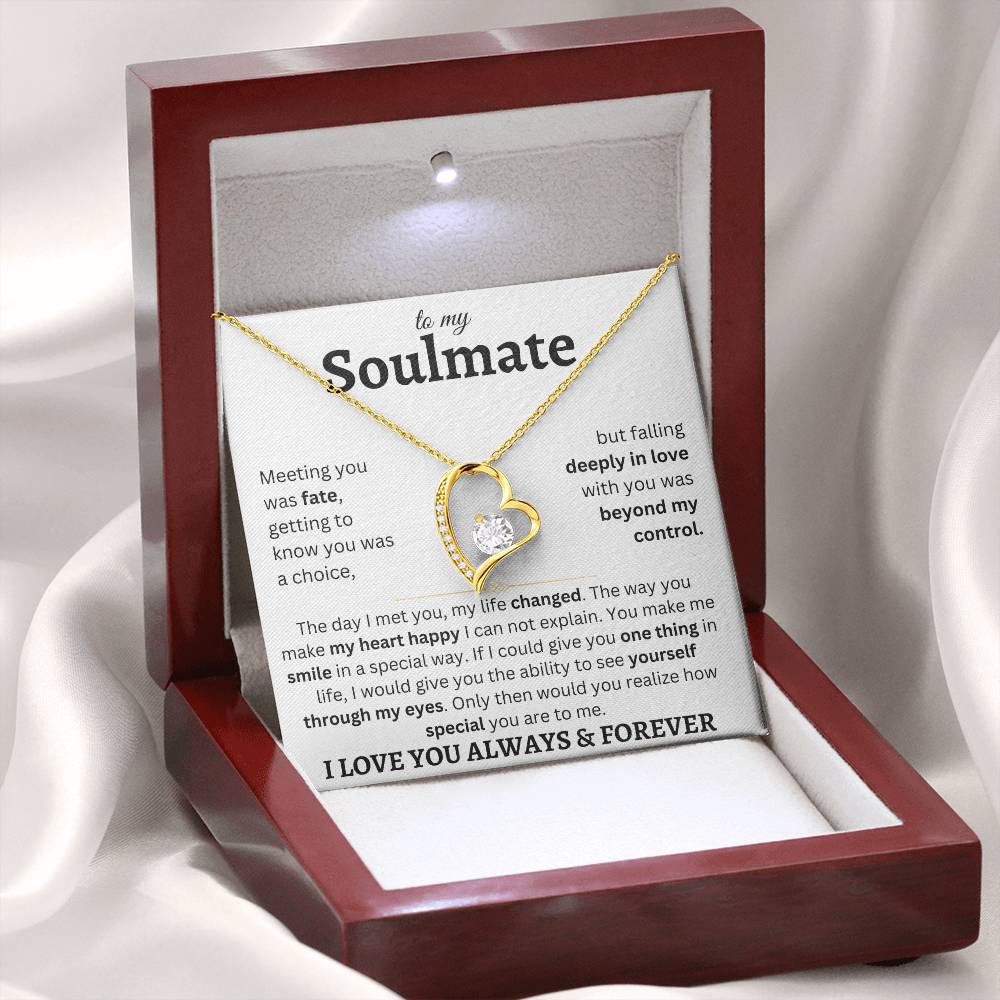 Soulmate | Meeting You | Forever Love Necklace