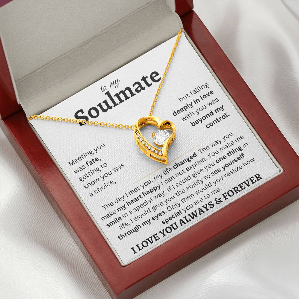 Soulmate | Meeting You | Forever Love Necklace