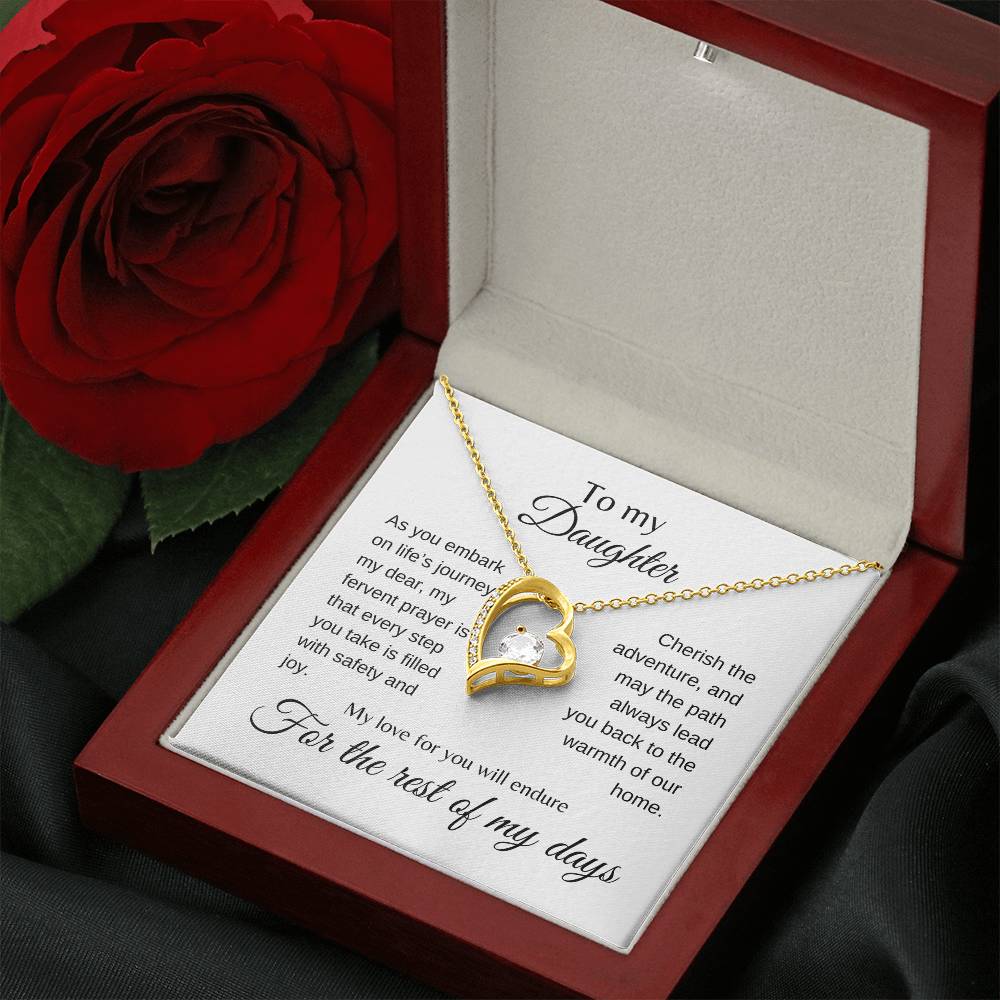 My Daughter | Cherish the adventure - Forever Love Necklace