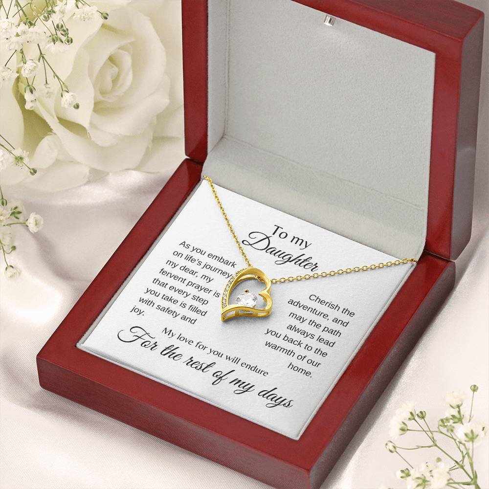 My Daughter | Cherish the adventure - Forever Love Necklace