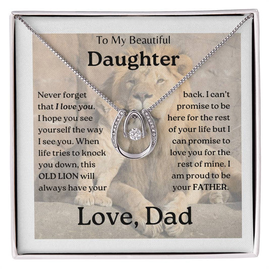 My Daughter | This old lion - Blessed to Love Necklace