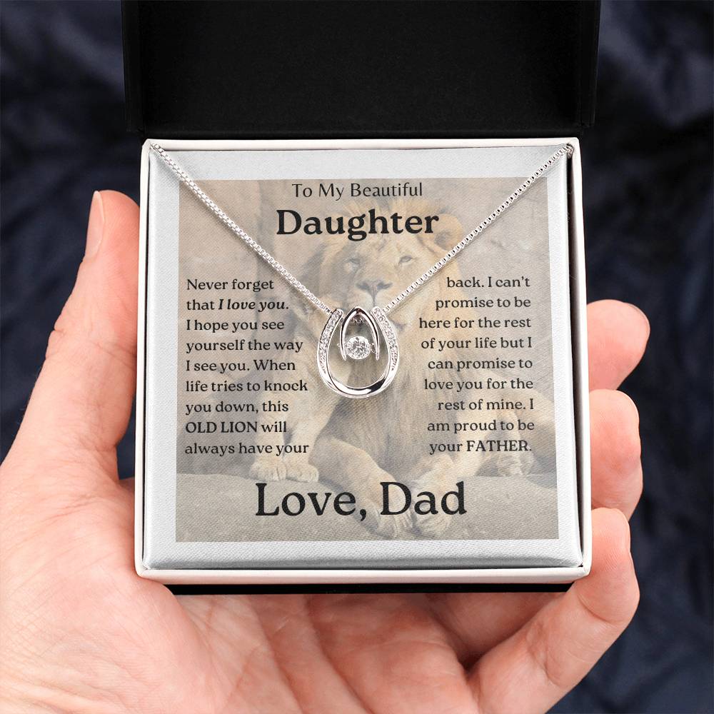 My Daughter | This old lion - Blessed to Love Necklace