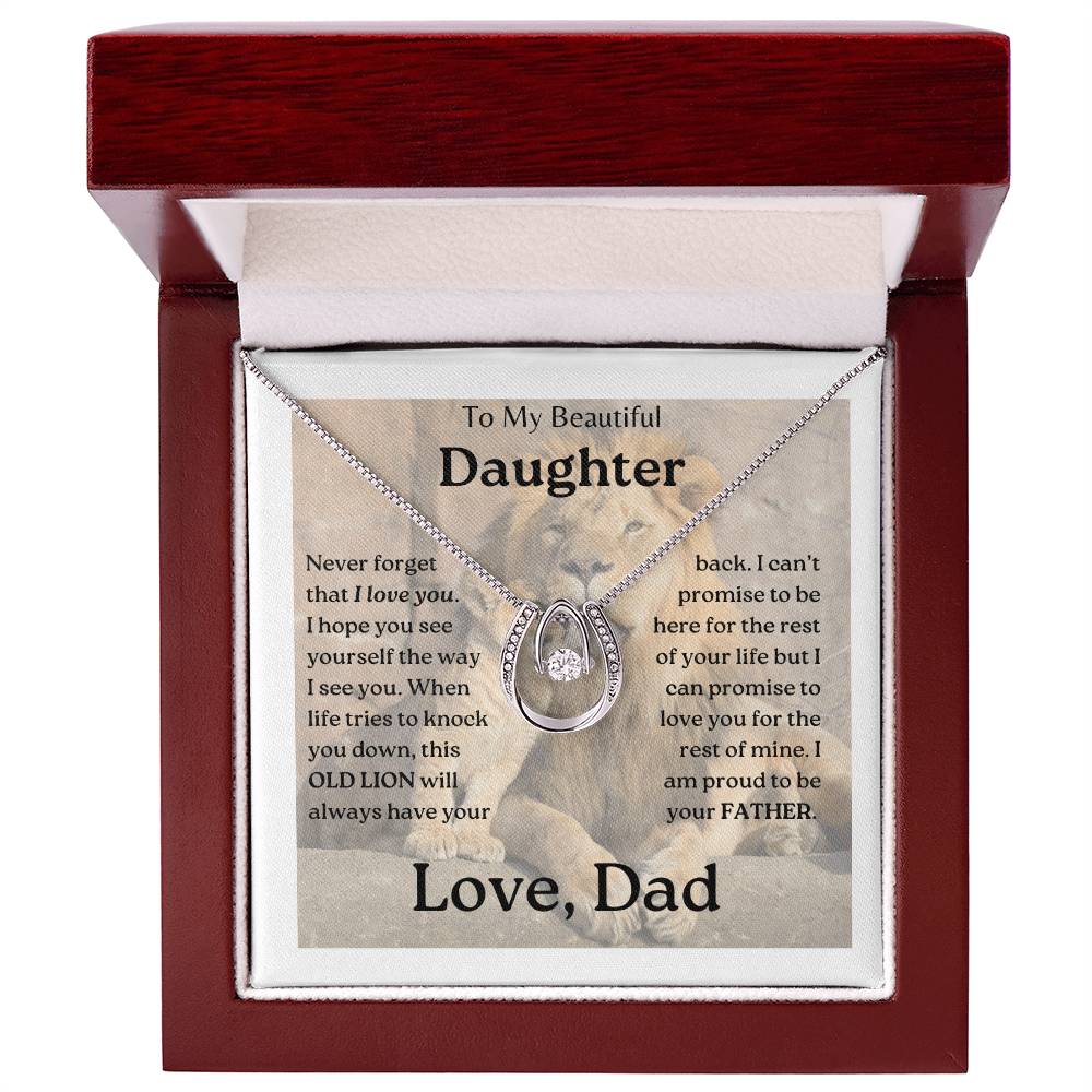 My Daughter | This old lion - Blessed to Love Necklace