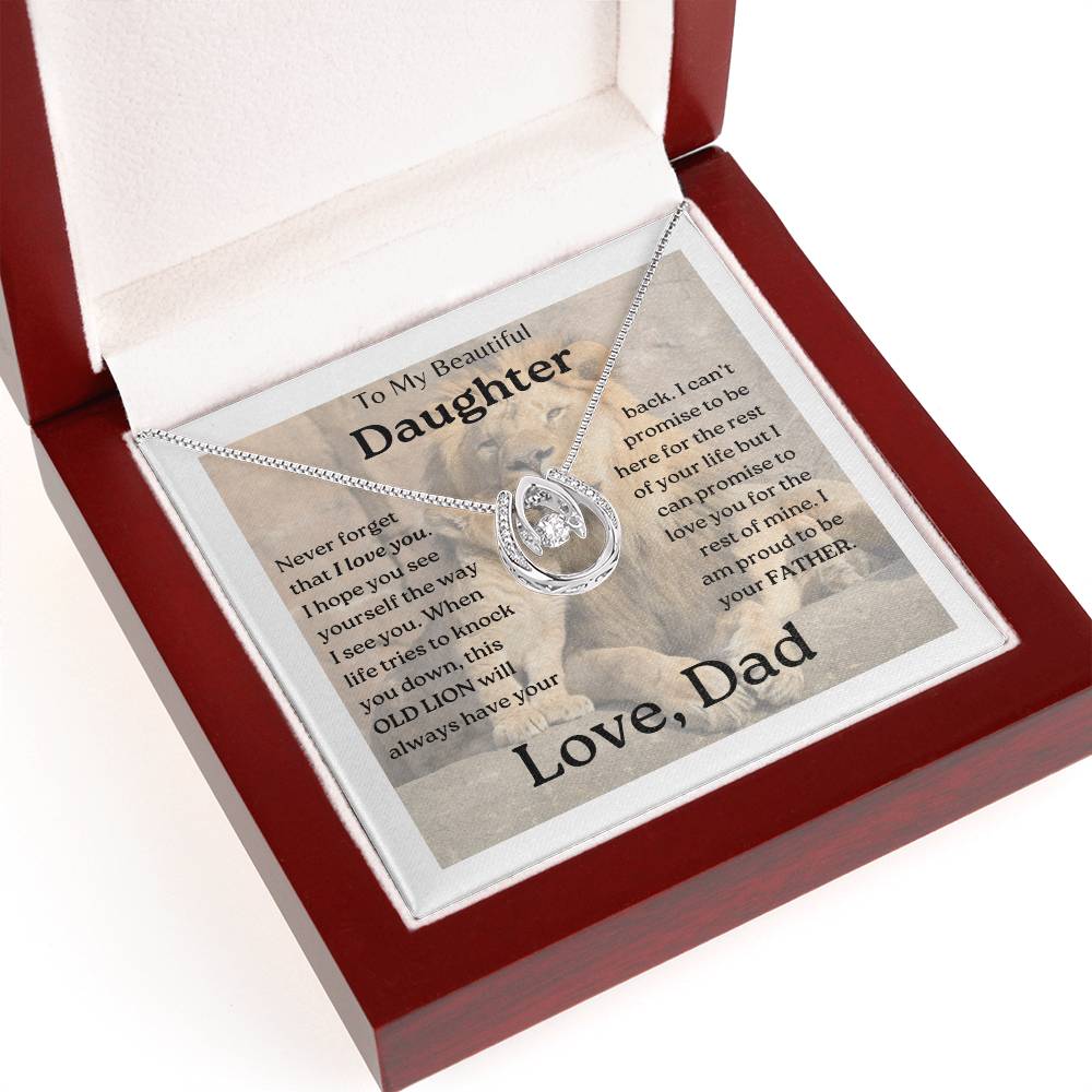 My Daughter | This old lion - Blessed to Love Necklace