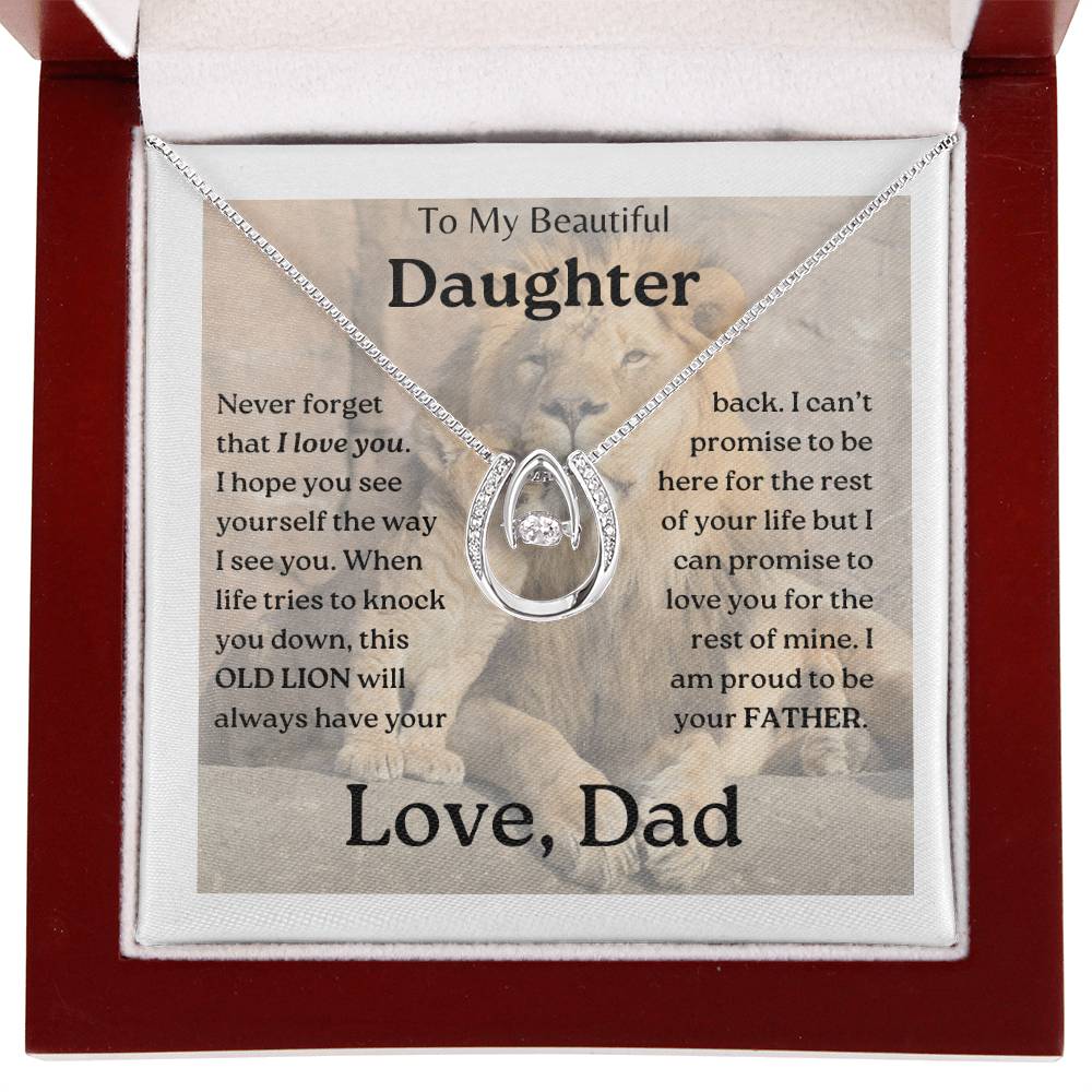 My Daughter | This old lion - Blessed to Love Necklace