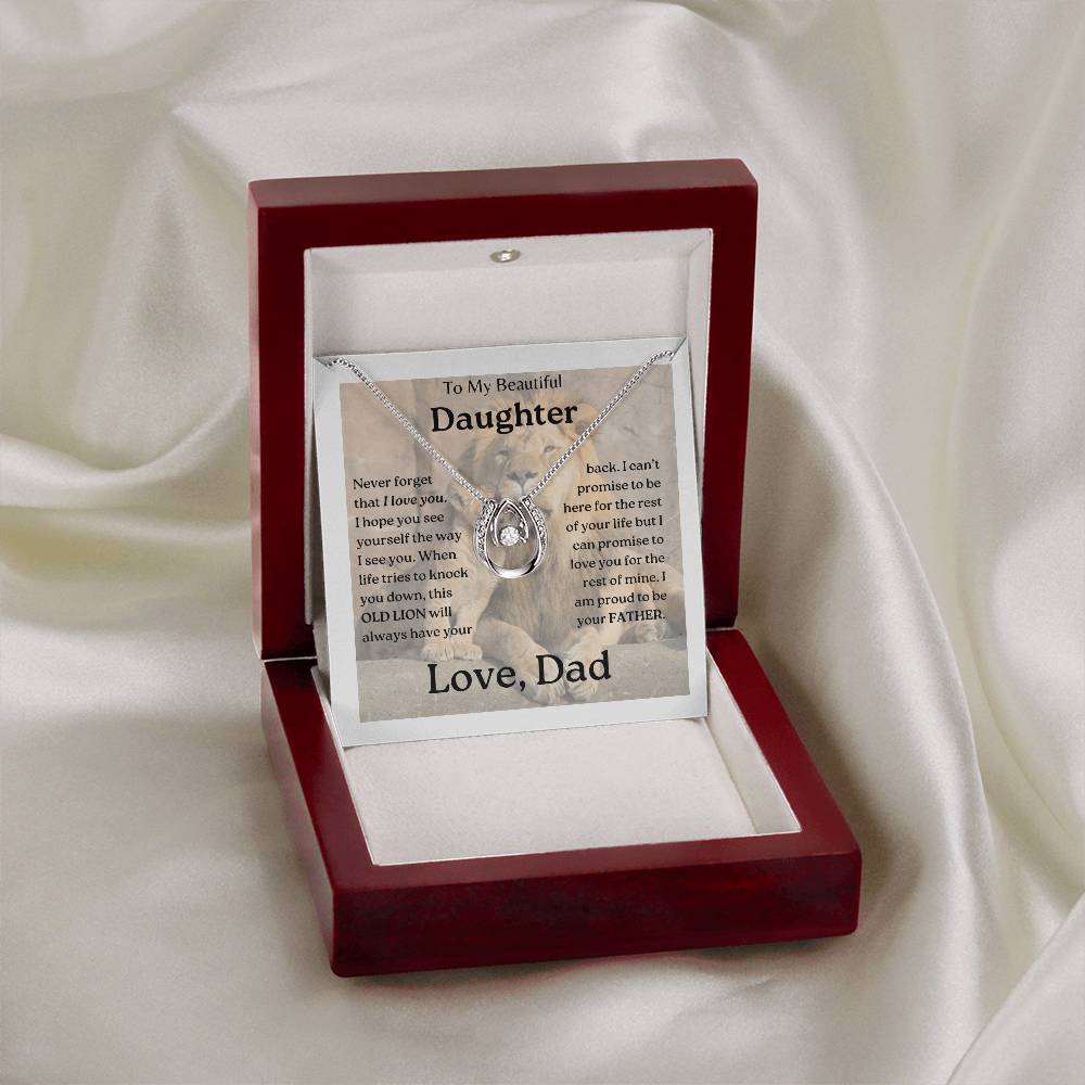 My Daughter | This old lion - Blessed to Love Necklace