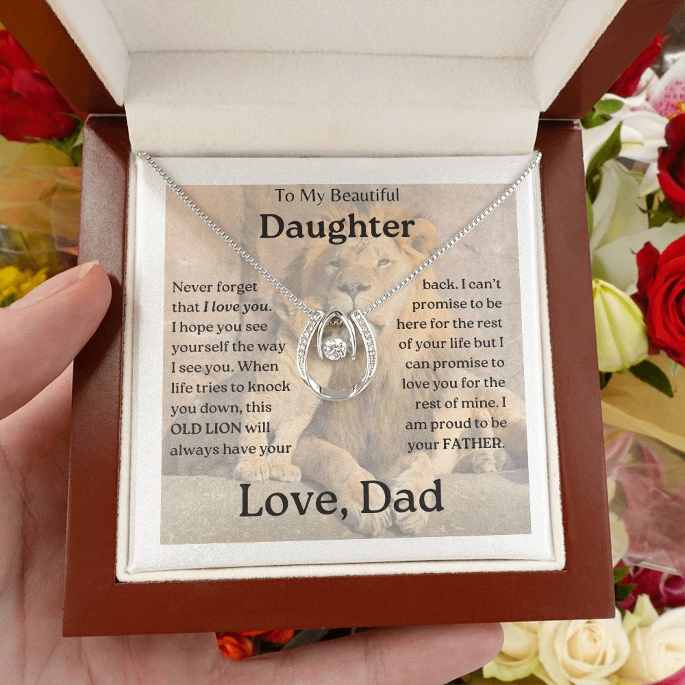My Daughter | This old lion - Blessed to Love Necklace