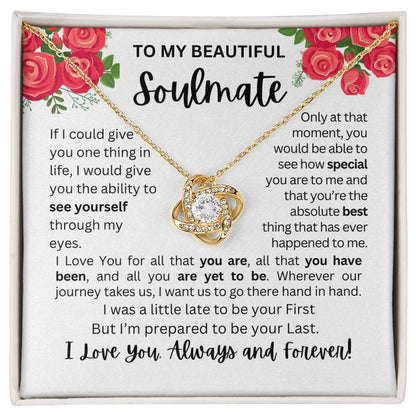 Soulmate | See Through My Eyes - Love Knot Necklace