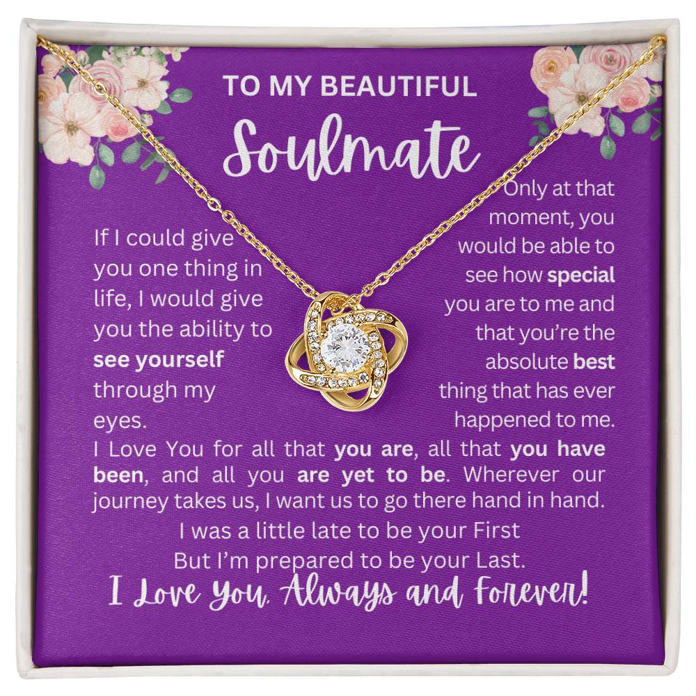 Soulmate | See Through My Eyes - Love Knot Necklace