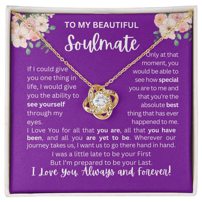 Soulmate | See Through My Eyes - Love Knot Necklace