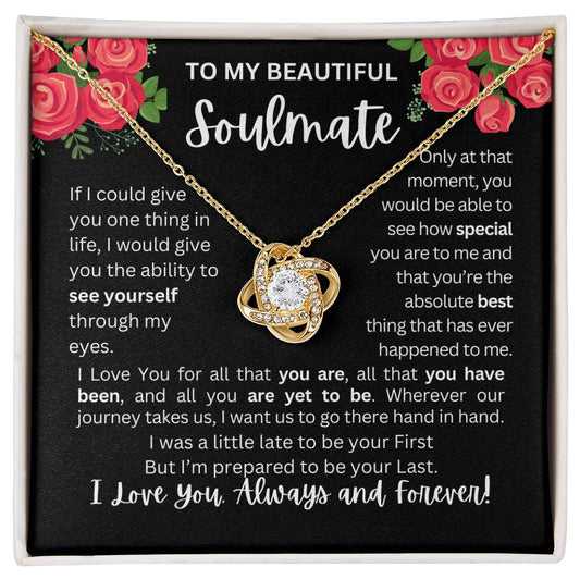 Soulmate | See Through My Eyes - Love Knot Necklace