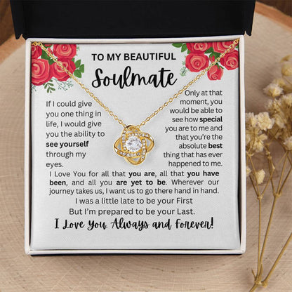 Soulmate | See Through My Eyes - Love Knot Necklace