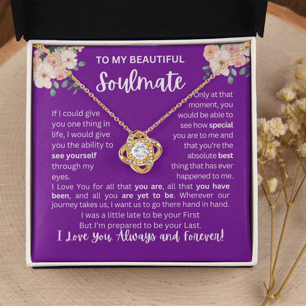 Soulmate | See Through My Eyes - Love Knot Necklace