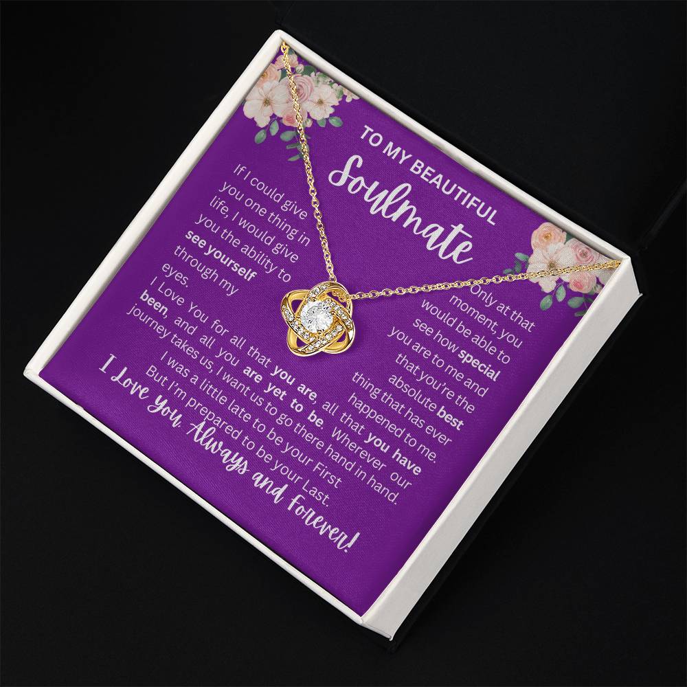 Soulmate | See Through My Eyes - Love Knot Necklace