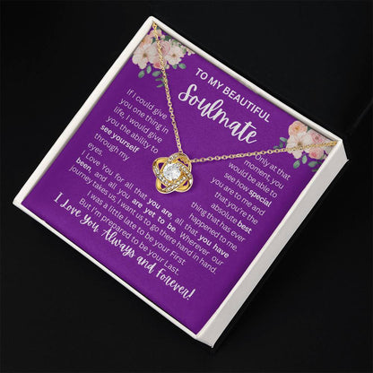 Soulmate | See Through My Eyes - Love Knot Necklace