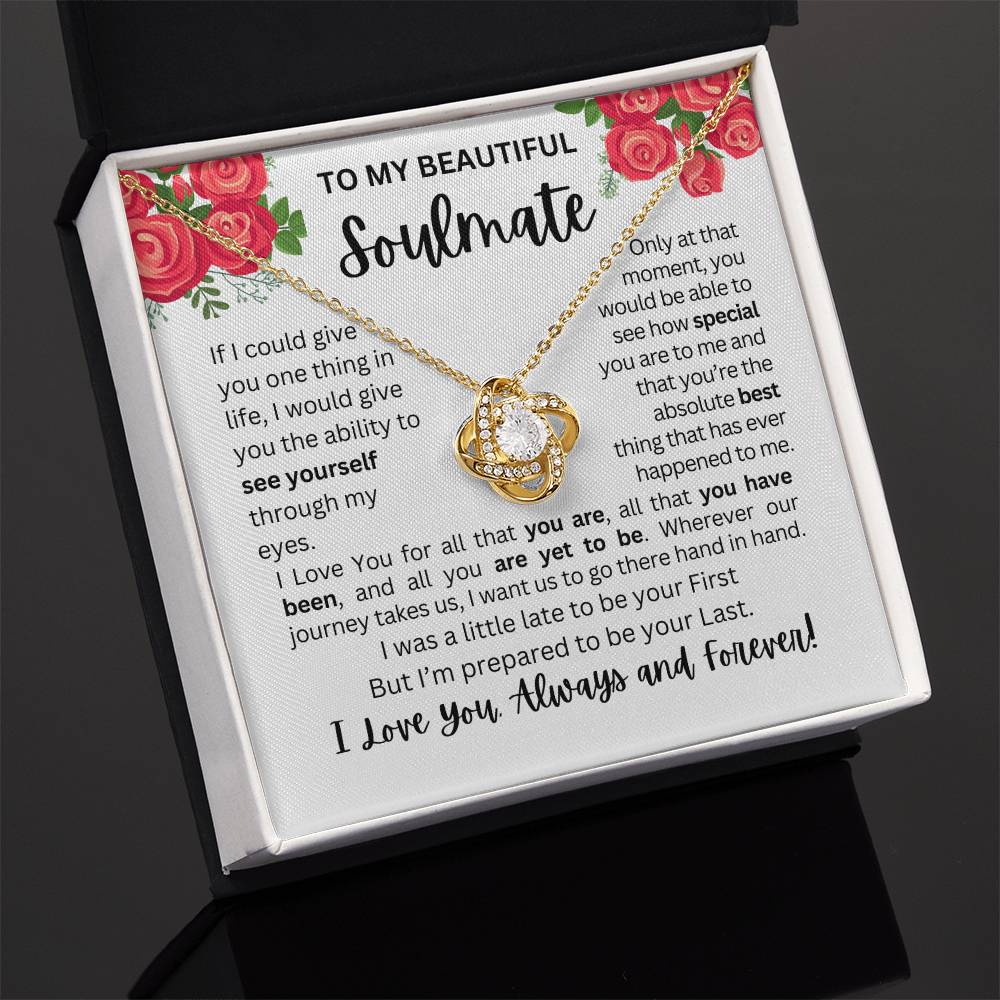 Soulmate | See Through My Eyes - Love Knot Necklace