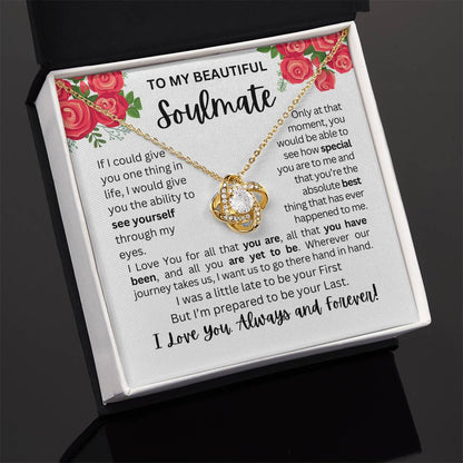 Soulmate | See Through My Eyes - Love Knot Necklace