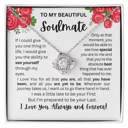 Soulmate | See Through My Eyes - Love Knot Necklace