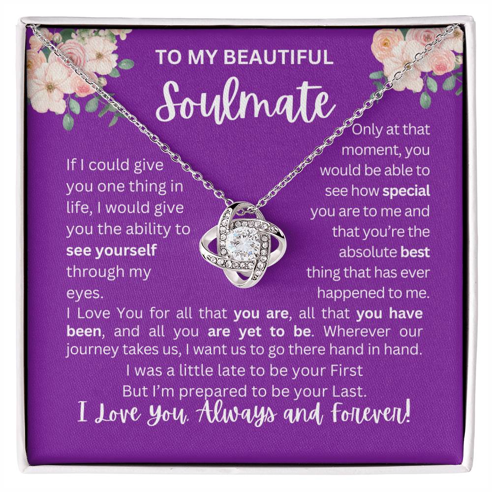 Soulmate | See Through My Eyes - Love Knot Necklace
